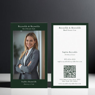 Cartão De Visita Foto Moderna de Networking Corporativo Profissiona
