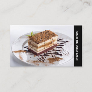 Cartão De Visita Foto personalizada de texto lateral