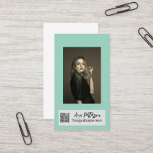 foto profissional QR website email social moderno