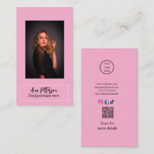 foto profissional QR website email social moderno