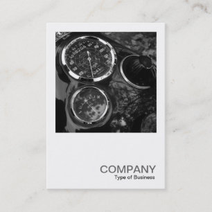 Cartão De Visita Foto Quadrada 0114 - Classc Motorcycle Gages