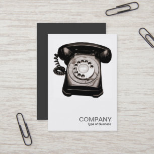 Cartão De Visita Foto quadrada 0123 - telefone velho II