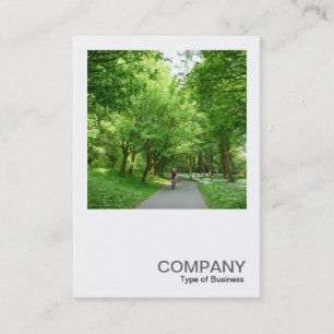 Cartão De Visita Foto Quadrada 0326 - Cycle Way (Caminho do Ciclo)