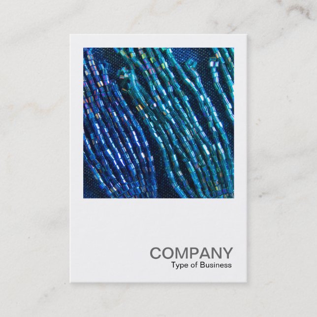 Cartão De Visita Foto quadrada 0370 - Bead Braids (Frente)