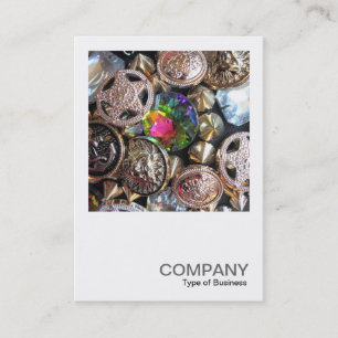 Cartão De Visita Foto Quadrada 0479 - Flea Market Bling