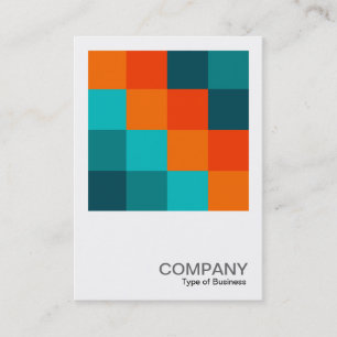 Cartão De Visita Foto quadrada 0518 - Color Squares 01