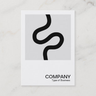 Cartão De Visita Foto quadrada 0603 - Linha curva 02