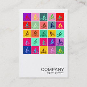 Cartão De Visita Foto quadrada 085 - Pedaling Pop