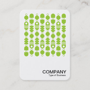 Cartão De Visita Foto quadrada - Abstrato 140823 - Verde marciano
