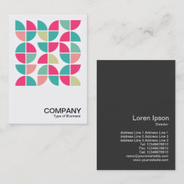 Cartão De Visita Foto Quadrada - Abstrato Geométrico 110421