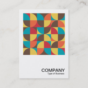 Cartão De Visita Foto quadrada - Abstrato Geométrico 110421v5