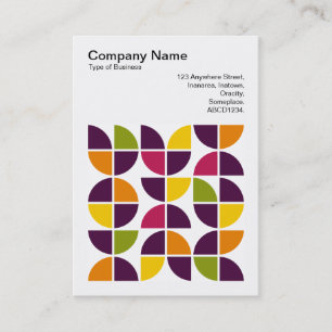 Cartão De Visita Foto quadrada (v3) - Abstrato Geométrico 110421v2