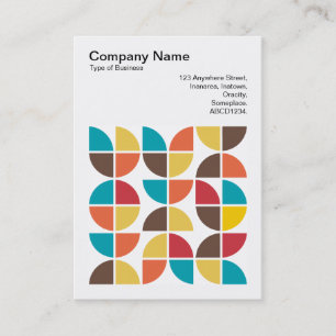 Cartão De Visita Foto quadrada (v3) - Abstrato Geométrico 110421v3