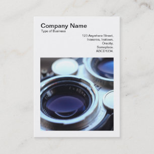 Cartão De Visita Foto Quadrada (v3) - Câmera TLR Vintage