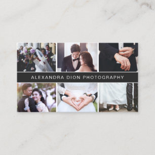 Cartão De Visita Fotografador de casamento moderno e elegante