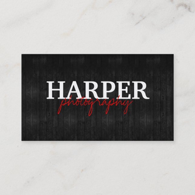 Cartão De Visita Fotografia (Frente)