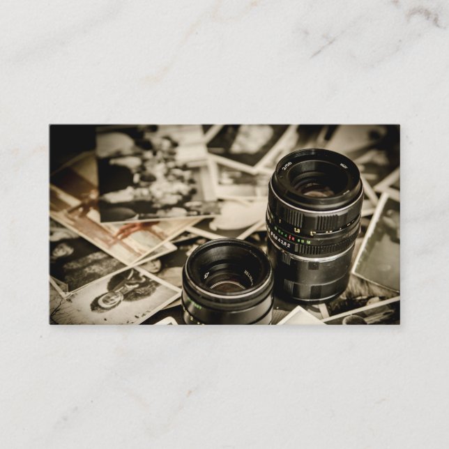 Cartão De Visita Fotografia (Frente)