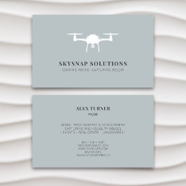 Cartão De Visita Fotografia aérea por drone Videografia Moderna