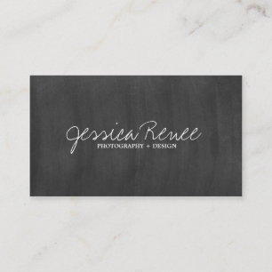 Cartão De Visita Fotografia   Chalboard