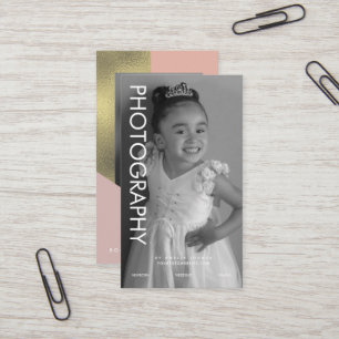 Cartão De Visita Fotografia comercial Formas de Cores Bloco de Core