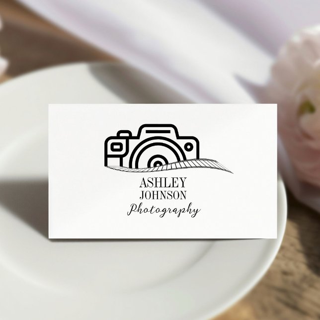 Cartão De Visita Fotografia da Caligrafia Moderna (Criador carregado)