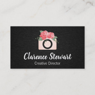 Cartão De Visita Fotografia da câmera  