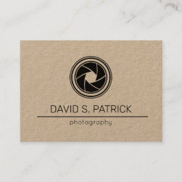 Cartão De Visita Fotografia de código QR minimalista