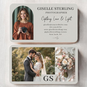 Cartão De Visita Fotografia de Fotógrafo de Casamento de Luxo