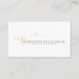 Cartão De Visita Fotografia de Meredith Paulcheck