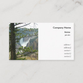 Cartão De Visita Fotografia do Parque Nacional Yellowstone