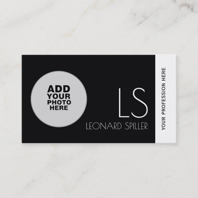 Cartão De Visita fotografia/imagem/imagem, profissional (Frente)