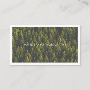 Cartão De Visita Fotografia minimalista moderna