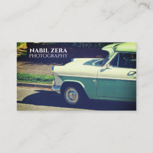 Cartão De Visita fotografia minimalista texto elegante simples