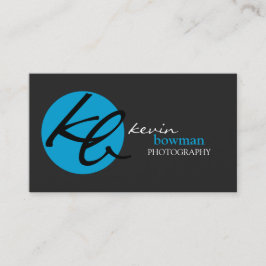 Cartão De Visita Fotografia moderna e elegante