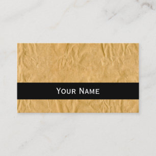 Cartão De Visita Fotografia - papel de envolvimento Crinkly + suas