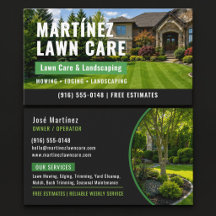 Fotografia Personalizada de Black Lawn Care Landsc