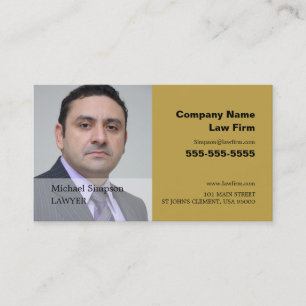 Cartão De Visita Fotografia Personalizada, Profissional Legal