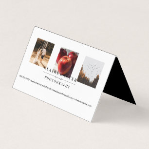 Cartão De Visita Fotografia  Portfólio de fotógrafos