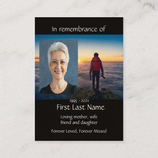 Cartão De Visita Fotografias do Gráfico de Fortalecimento de Fotogr (Verso)