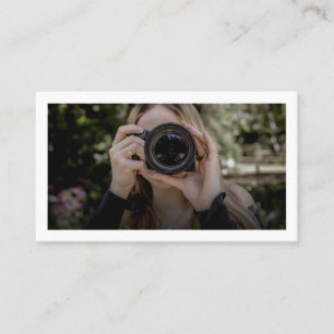 Cartão De Visita Fotógrafo de Fotografia Completa Moderno Tendencia