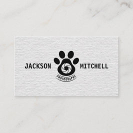 Cartão De Visita Fotógrafo do animal de estimação - fotografia do