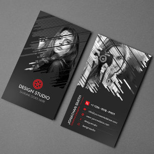 Cartão De Visita Fotógrafo, Estúdio de Design, Fotografia Criativa