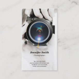 Cartão De Visita Fotógrafo - Mostre sua melhor foto no verso