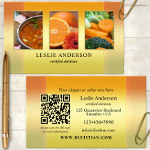 Fotos em Ouro Laranja Nutricionista Código QR