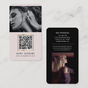 Cartão De Visita fotos qr código de barras digitalizável código 
