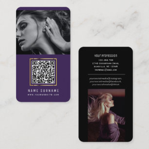 Cartão De Visita fotos qr código de barras digitalizável código 
