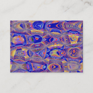 Cartão De Visita Fractal Abstrato 061012a