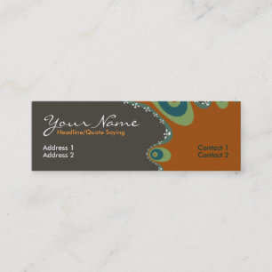 Cartão de visita fractal da Terra