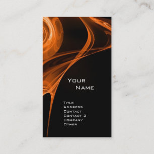 Cartão De Visita FRACTAL ROSA 3 castanho claro