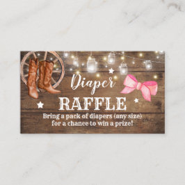 Cartão De Visita Fralda Raffle Boots ou Arcos Revolução de Gênero